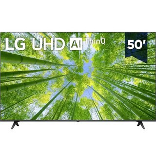 Телевизор LG 50UQ80006LB 2022 LED 50", металлический