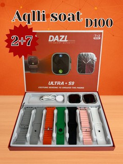 Smart Watch to'plami, 7 ta tasma + bitta to‘plamdagi simsiz quloqchinlar