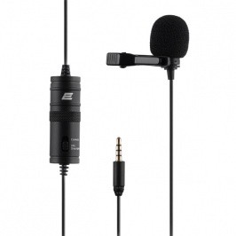 Петличный микрофон 2E Lavalier Microphone 3.5mm (2E-ML010)