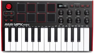 MIDI-клавиатура AKAI Professional MPK Mini MK3, OLED, USB Type-A, 25 клавиш