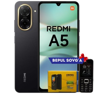 Смартфон Xiaomi Redmi A5 4/128GB, Global, Midnight Black + в подарок Кнопочный телефон