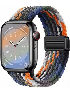 Ремешок нейлоновый с магнитной застёжкой для Apple Watch 3–9/SE/Ultra, 38–49 мм