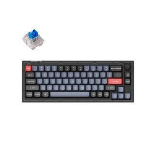Клавиатура Keychron V2 68 Key QMK K PRO Blue Hot-Swap RGB Knob Frosted, черный