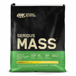 Ommaviy o'sish uchun Gainer ON Serious Mass 5.44 kg