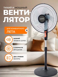 Ventilyator uy va ofis uchun EcoFan, jim va tejamkor