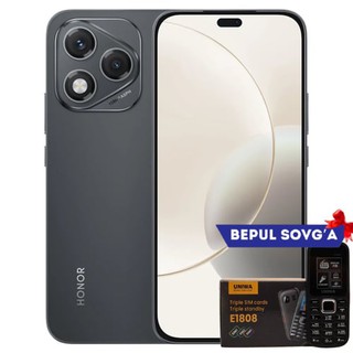 Смартфон Honor 400 Lite 8/256GB, Global, Velvet Black + в подарок Кнопочный телефон E1808