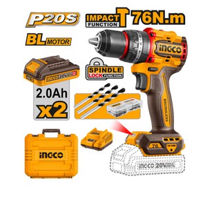 Дрель Ingco CIDLI20768 , желтый