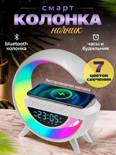G-shaklidagi simsiz zaryadka va lampa, Bluetooth dinamikli aqlli lampa