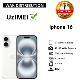 Смартфон Apple iPhone 16 128GB