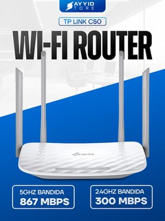 TP-Link C50 — 5 GHz va 2.4 GHz chastotalarda ishlovchi kuchli Wi-Fi router