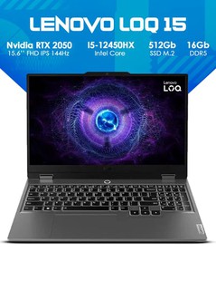 Ноутбук LENOVO LOQ 15 INTEL CORE I5-12450HX 16GB/512GB SSD 15.6FHD IPS RTX2050