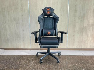 Игровое, комфортный компютерное кресло для геймеров Cougar Black Grey
