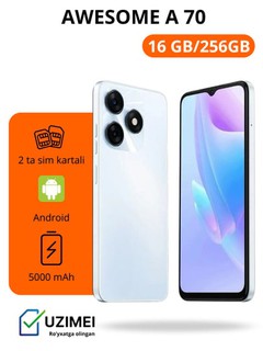 Смартфон A 70 16/256 GB, чехол и защитное стекло в подарок
