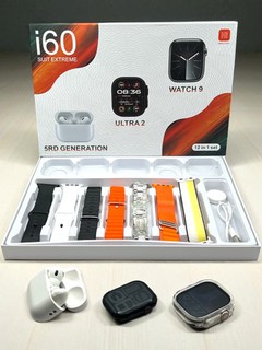 Smart Watch Ultra и наушники Pods pro, с 8 браслетами, 10 в 1, умные часы