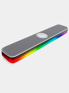 Портативные блютуз колонки Bloody S10 RGB 10 Вт, белый