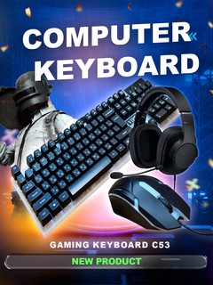 Игровая клавиатура "TF270", подсветка, мультимедийные клавиши