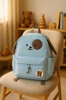 Детский рюкзак с ушками для девочек и мальчиков (2–7 лет), компактный 31×26×8 см, милый дизайн — садик, прогулка