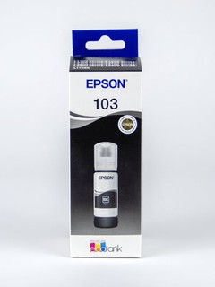 Epson L1210/3200/3250/5190 inkjet printerlari uchun Epson 103 Black siyoh