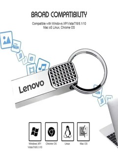 Металлические флэш-накопители Lenovo с брелоком, 128 ГБ, 256 ГБ, 512 ГБ, 1 ТБ, 2 ТБ