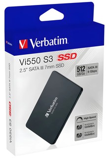 SSD-диск Verbatim "Vi550 S3", 1ТБ, 2,5", SATA III, до 85 тыс. операций в секунду