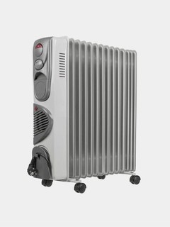 Yog‘li isitgich, 13 seksiyali, zanglamaydigan po‘lat, termostatli