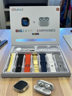 Smart Watch Ultra va Pods pro quloqchini, 8 ta tasma bilan, nabor 10 tasi 1 da, aqlli soat