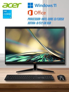 Моноблок Acer Aspire C24-1800 Full HD, Intel Core i3-1305U + Windows в подарок