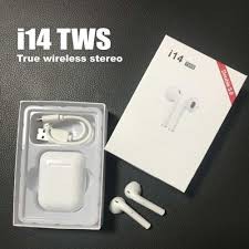 Беспроводные наушники True Wireless TWS i14, белый