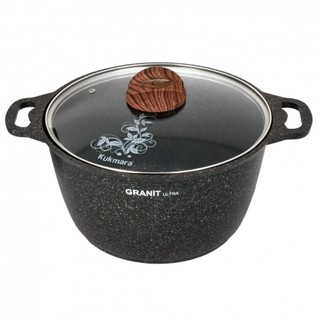 Кастрюля Kukmara 10 л линия Granit ultra (Original, Blue)