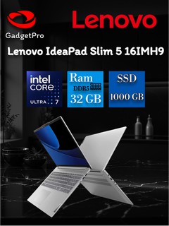 Noutbuk Lenovo Slim 5 Ultra7 32GB 1TB SSD 16" 2K OLED Kulrang