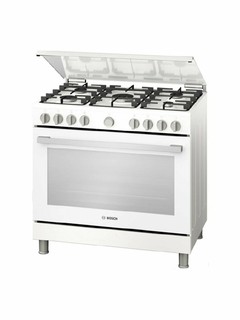 Газовая плита BOSCH HGV1F0V20S, газовая духовка, камера XXL, съемное стекло, Rotisserie