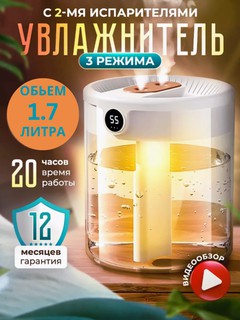 Увлажнитель воздуха с LED-дисплеем — компактный и мощный прибор для вашего дома
