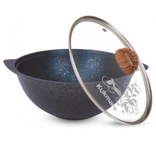 Казан для плова Kukmara 4,5л линия Granit Ultra (Original, Blue)