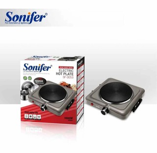 Электрическая плита Sonifer SF-3053, эмалированная рабочая поверхность, 1 конфорка