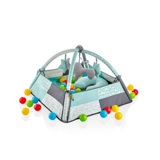 Игровой коврик Babyjem с шариками зеленый