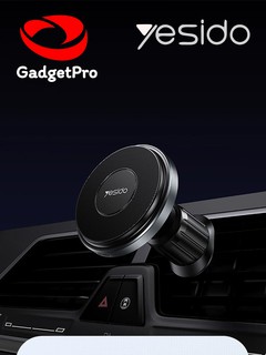 Магнитный держатель Yesido C190 с беспроводной зарядкой 15 Вт, MagSafe, для iPhone 13–16