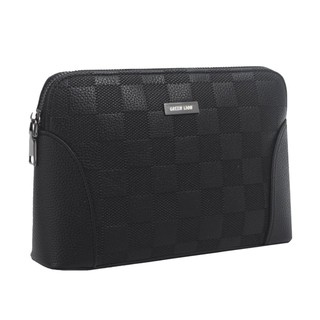 Green Lion Vallon Clutch Bag qora sumkasi
