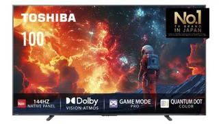 QLED - телевизор Toshiba 100Z670NE 100", черный