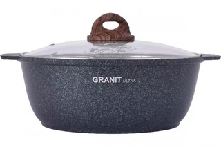 Кастрюля-жаровня Kukmara 4л Granit Ultra blue