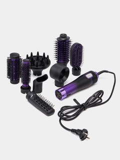 Профессиональный мультистайлер VGR V-488, 8 в 1, фен щётка, стайлер для волос