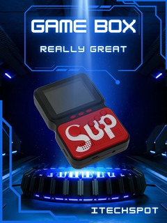 Игровая приставка SUP Game Box, 8-bit, 32GB, 3" LCD, портативная, 900 игр