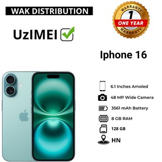 Smartfon Apple iPhone 16 128GB