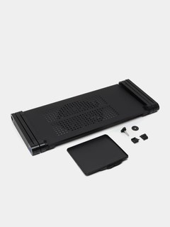 Подставка трансформер для ноутбука с охлаждением, регулируемый