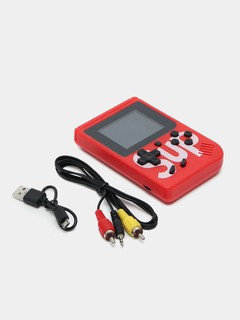 Игровая приставка Sup Game Box, 400 в 1, портативная карманная консоль Алый