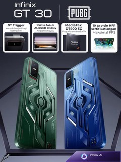 Игровой смартфон Infinix GT 30 X6876 8/256 ГБ, 120 FPS, 5500 мА·ч, 45 Вт, 144 Гц AMOLED