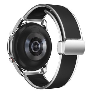 Магнитный силиконовый ремешок 20 мм/22 мм для Samsung Galaxy 6 3 4 5 Pro Classic Gear S3 Active 2 Sport Huawei Watch GT 2e 4 46 мм Amazfit Bip/GT/GTS/GTR Band