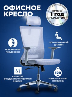 Офисное Кресло Ergo Morian HB, серый