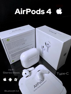 Наушники A Pods 4 Premium, беспроводные, с Hi-Fi стереозвуком и сенсорным управлением. IOS, Android