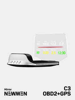 Бортовой компьютер WiiYii NEWMEN HUD OBD2 GPS, спидометр, датчик температуры