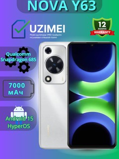 Smartfon HUAWEI nova Y63, 6000 mA/h, 50 MP, NFC, 1 yil kafolat